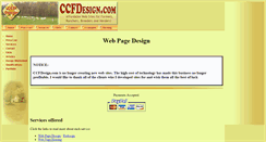 Desktop Screenshot of ccfdesign.com