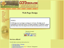 Tablet Screenshot of ccfdesign.com